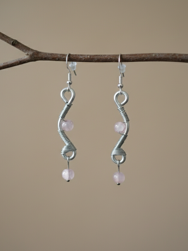 Bow Earrings - Silver