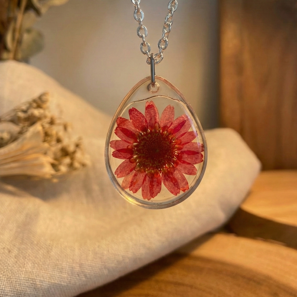 Crimson Bloom Necklace