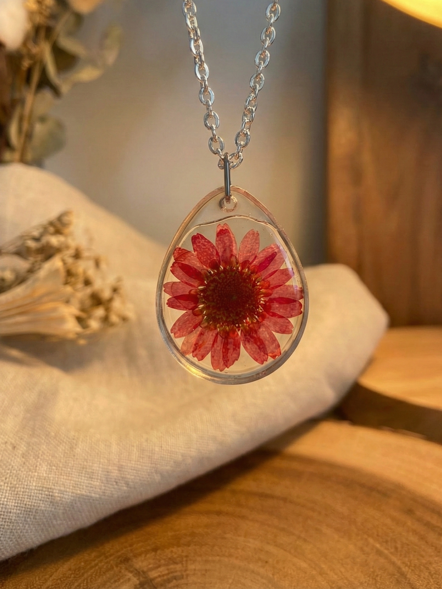 Crimson Bloom Necklace