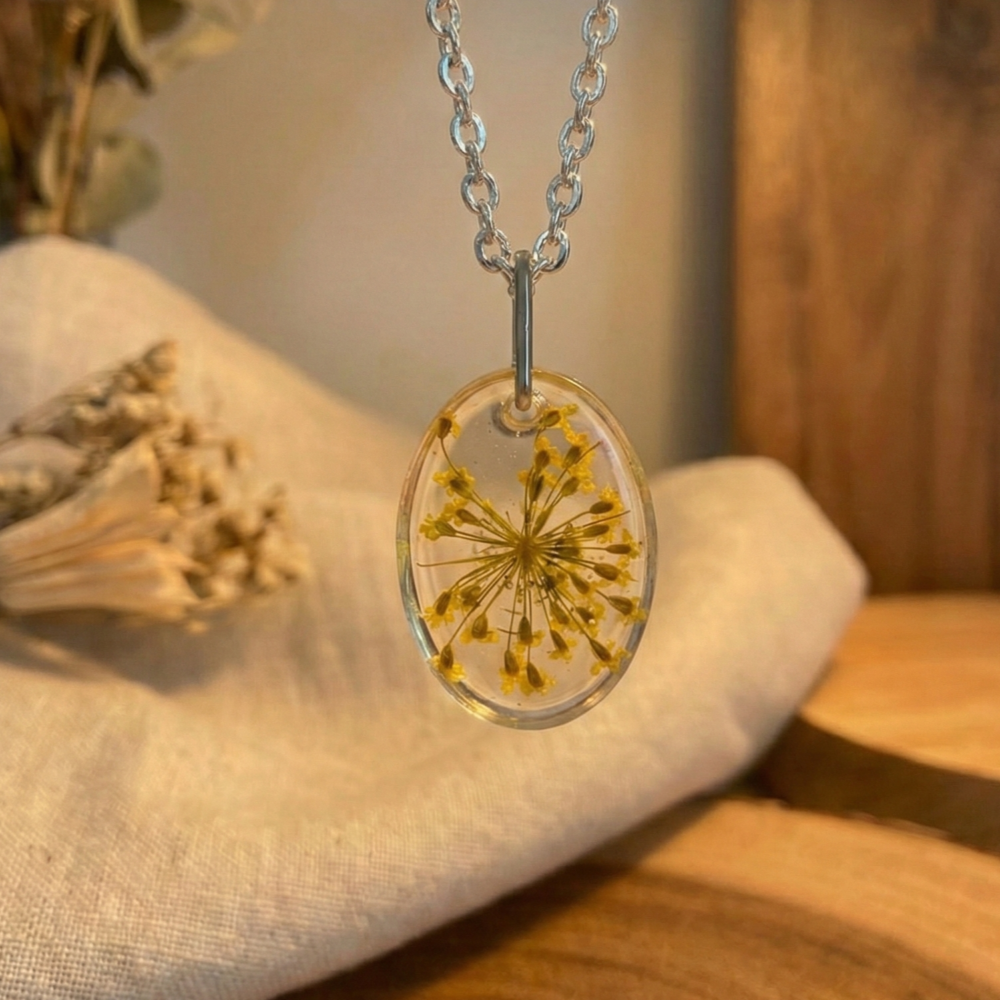 Golden Wildflower Necklace