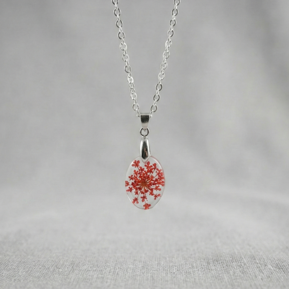 Scarlet Lace Necklace