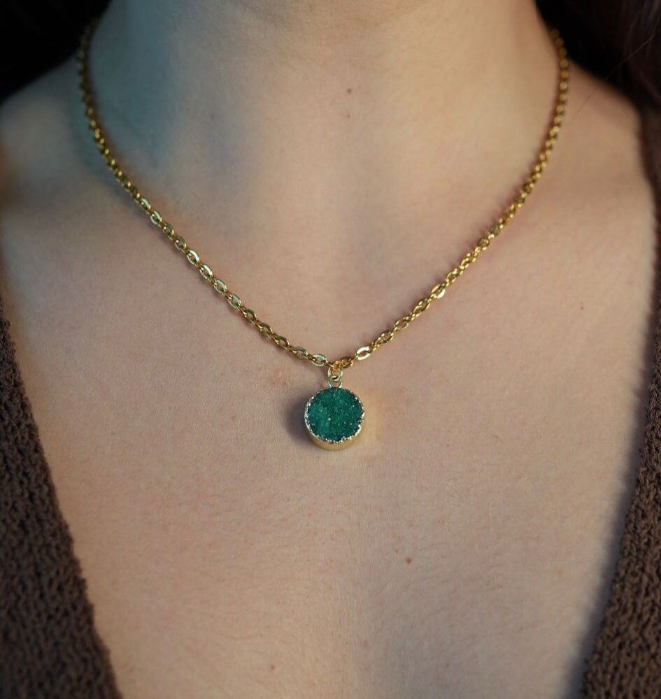 Druzy Agate Necklace