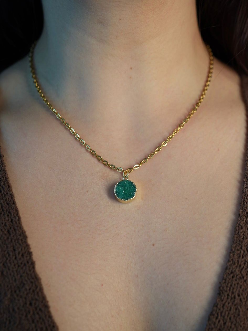 Druzy Agate Necklace